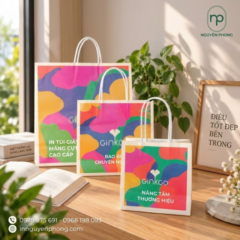 Túi giấy Kraft thân thiện với môi trường
